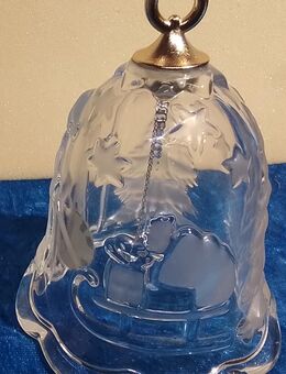 Walther Glas Weihnahtsglocke aus Glas Höhe -11 cm d-9cm - Saarlouis