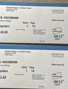 Karten für Jürgen B Hausmann, Stadthalle Hagen, 29.11.2025 - Lüdenscheid