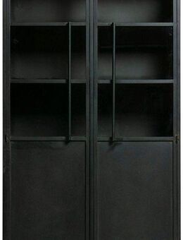 WOOOD Vitrine Exhibit mit Glastüren und viel Stauraum, H 170 cm x B 99 cm