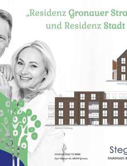 ***STEGEHUIS GMBH*** "Residenz am Stadt Park Epe" Eigentumwohnung - Wohnung Nr. 8. - Gronau (Westfalen)
