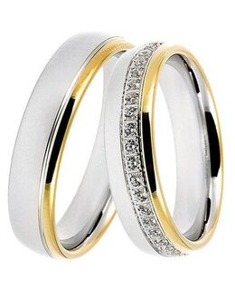 DOOSTI Trauring Schmuck Geschenk Silber 925 Trauring Ehering Partnerring LIEBE, Made in Germany - wahlweise mit oder ohne Zirkonia