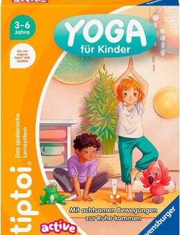 Ravensburger Spiel tiptoi® ACTIVE Yoga für Kinder, Bewegungsspiel, Made in Europe