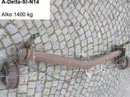 Alko Delta Wohnwagenachse Delta-SI-N14 1400kg ca 213 cm gebraucht (aus Wilk 545 BJ 90) - Schotten Zentrum