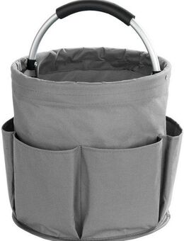WENKO Organizer Universal-Reinigungs-Caddy, Allzweckkorb mit 6 Außentaschen, ideal für Haushalt, Garten & Camping