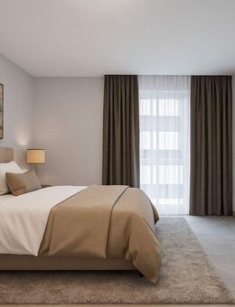 Neubau-Penthouse: Lichtdurchflutete 3-Zimmer-DG-Wohnung mit großer Dachterrasse - Frankfurt (Main)