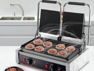 Elektro Kontaktgrill 3600W Panini Toaster Sandwich Grill 2 Heizfläche 50-300℃ Imbiss Hotel Restaurant Foodtruck Set253232 - Wuppertal