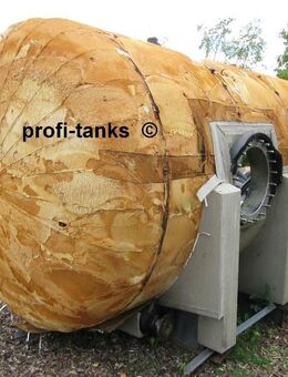 V²A Edelstahltank 7.500 L Lagerbehälter isoliert eine Seite offen - Nordhorn