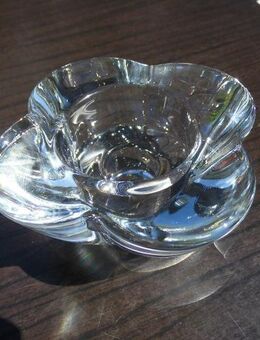 Glas Design Leuchter Blüte Kerzenhalter 10 cm Holmegaard ? Tischlicht 5,- - Flensburg