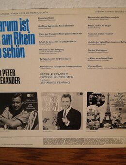 Peter Alexander-Warum ist es am Rhein so schön-Vinyl-LP,1968 - Linnich