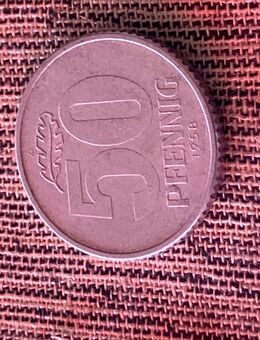 Münze Münzen Umlaufmünze Deutschland DDR 50 Pfennig 1958 - Alzey