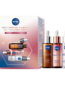 Nivea Gesichtspflege-Set NIVEA CELLULAR Serum Layering Routine Set Set, 3-tlg.