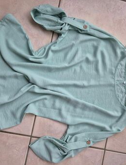 Shana Bluse Shirt Oberteil mint grün 3/4 Arm Gr. M - Fuchstal