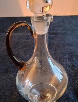 Verkaufe Glas - Kristall Kanne, Antik, im Jugendstil, mit Schliff - Oranienburg