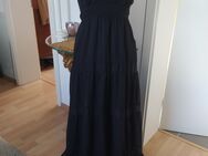 Neu Kleid Sommerkleid Baumwolle Abendkleid 36 S schwarz Perlen - Haan