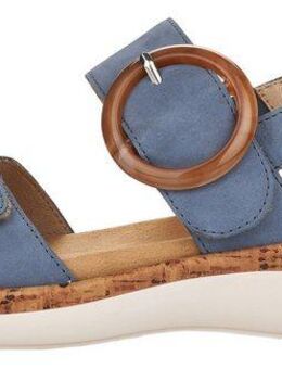 Remonte Riemchensandale, Keilabsatz, Sandalette, Sommerschuh mit herausnehmbarem Fußbett