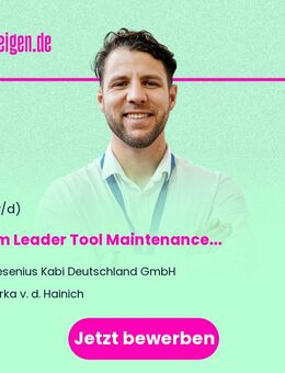 Team Leader Tool Maintenance (m/w/d) - Berka (Hainich)