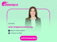 Leiter Gruppenreservierung (all gender) - Frankfurt (Main)