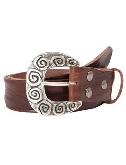 Rettungsring Gürtel Ledergürtel mit austauschbarer Schließe »Dorn Kringel«