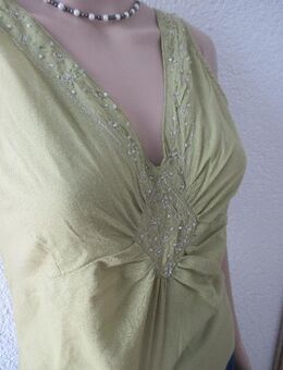 NEUw * Perlen Silber * Stickerei * Blusen * Träger * Top "VERO MODA" Gr. 34- 36/ XS- S * pistazie * kiwi- grün * - Riedlingen