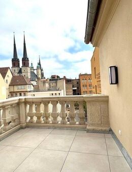 Modern wohnen mit tollem Ausblick - 2 Zimmer mit Terrasse, EBK und Tageslichtbad - Halle (Saale)