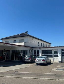 Mehrfamilienhaus mit Gewerbehalle und Tankstelle - Salach
