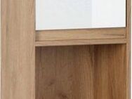 welltime Hochschrank Torun Badezimmerschrank Badschrank Schrank Breite 35 cm mit Glasfronten
