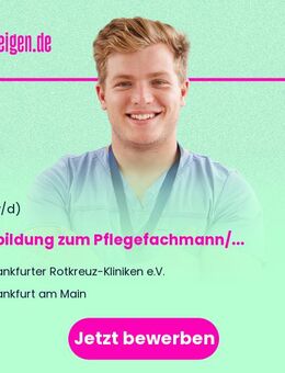 Ausbildung zum Pflegefachmann/-frau Vertiefung Krankenhauspflege (m/w/d) - Frankfurt (Main)