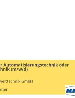Elektroniker Automatisierungstechnik oder Betriebstechnik (m/w/d) - Königswinter