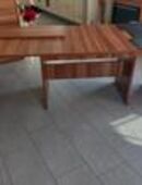 Esstisch , nussbaum , 1,6 - 3,2 m x 90 cm in 55270