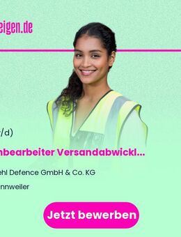 Sachbearbeiter (m/w/d) Versandabwicklung - Nonnweiler
