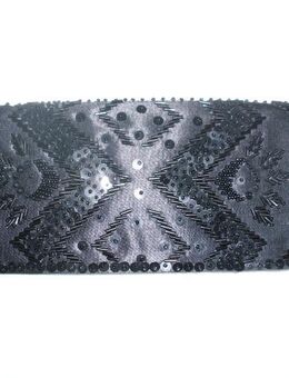 Clutch UNIKAT schwarz Seide NEU - Saarbrücken Zentrum