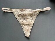 Hollister Gilly Hicks Dessous sexy String Tanga Größe M beige - Stuttgart