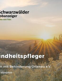 Pflegefachkraft und Heilerziehungspflegekraft (m/w/d) Vollzeit / Teilzeit - Baiersbronn