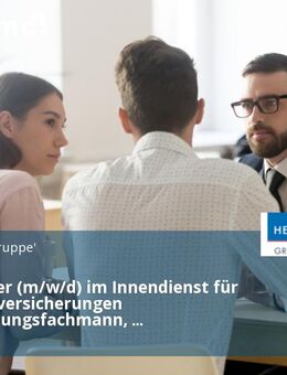 Mitarbeiter (m/w/d) im Innendienst für Kompositversicherungen (Versicherungsfachmann, Versicherungskaufmann, Kaufmann für Versicherung und Finanzen) im Bereich Firmenkunden - Freiberg