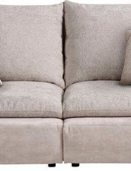 TRENDMANUFAKTUR Big-Sofa Maui, inklusive 4 Rückenkissen und 2 Zierkissen, Designersofa, Organische Form, Sofa frei im Raum stellbar, moderne Optik