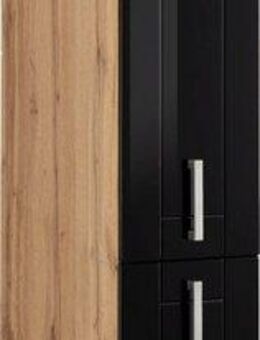 KOCHSTATION Apothekerschrank KS-Tinnum 30 cm breit, 200 cm hoch, Metallgriffe, MDF Fronten, Auszüge