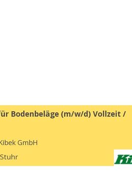 Verkäufer für Bodenbeläge (m/w/d) Vollzeit / Teilzeit - Bremen