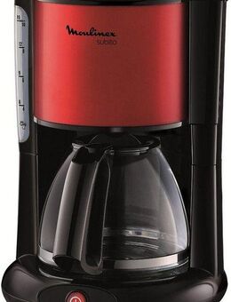 Moulinex Filterkaffeemaschine FG360D Subito, 1,25l Kaffeekanne, Papierfilter 1x4