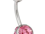 Firetti Bauchnabelpiercing Schmuck Geschenk Piercing Körperschmuck, mit Kristall