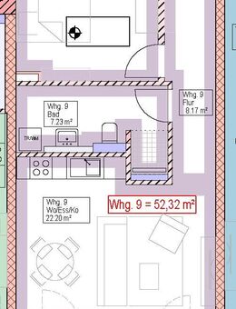 Neubauvorhaben 2 Zimmerwohnung mit Balkon inkl. Tiefgaragenstellplatz in Vöhringen provisionsfrei zu verkaufen - Vöhringen (Bayern)