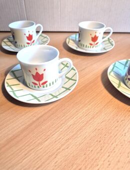 5 x Espresso Tassen Set Original-Propaganda-Café-Tazas der Revista Pronto - Lohfelden