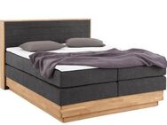 Home affaire Boxspringbett Cavan, Eiche, inkl. Bettkasten & Topper, verschiedene Härtegrade (auch H4)