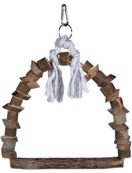 Trixie Vogelschaukel Natur - Größe S: L 21 x B 20 cm, Stange Ø 12 mm