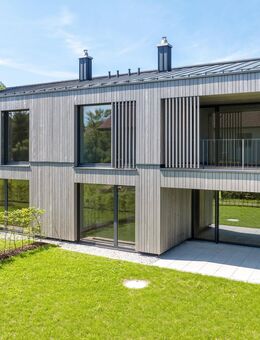 Bezugsbereiter Neubau: Nachhaltige Villen-Hälfte mit edler Design-Ausstattung - Seeshaupt