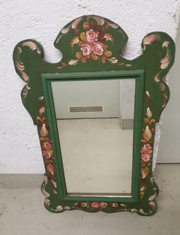 Schöner Bauernspiegel mit handbemaltem Holzrahmen - München Untergiesing-Harlaching