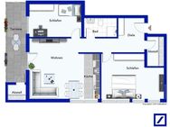 Moderne, energieeffiziente Wohnung in schöner Lage mit Pkw-Stellplatz in Euren - Trier