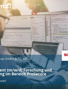 Werkstudent (m/w/d) Forschung und Entwicklung im Bereich ProSecure - Hebertshausen
