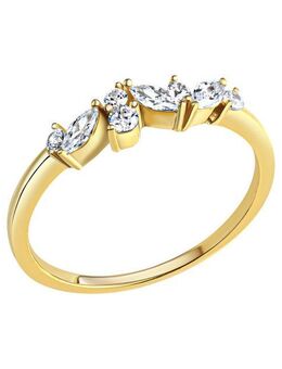 CELESTA Fingerring 375/- Gelbgold Zirkonia