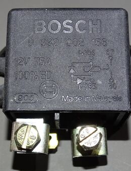 Bosch Trennrelais 0332002150 12V 75A Zusatzbatterie Vanlife Oldtimer - Spraitbach