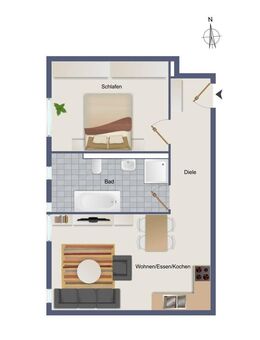 URBAN LIVING - Wohnen in der Karlsvorstadt in Öhringen Haus B Wohnung Nr. 2 - Öhringen